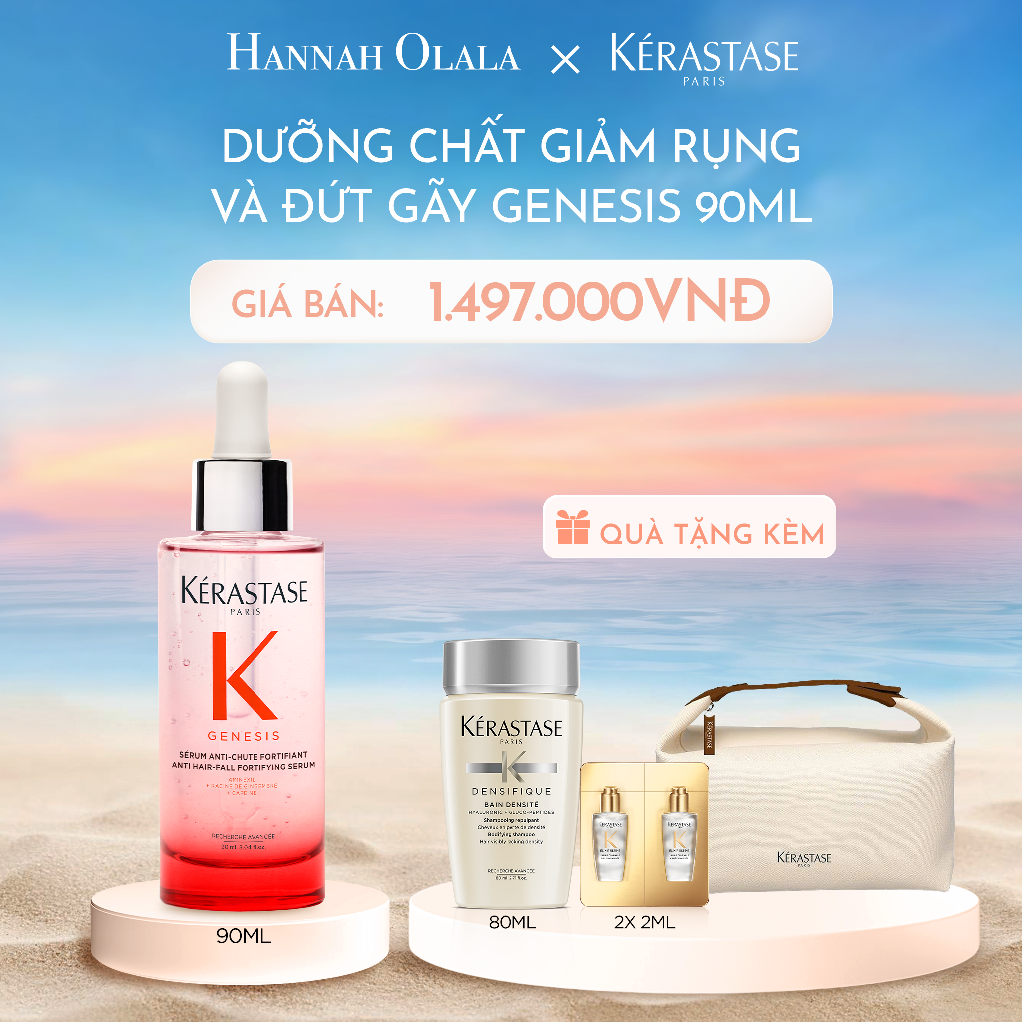  C864_DEAL 1: DƯỠNG CHẤT GIẢM RỤNG VÀ ĐỨT GÃY GENESIS 90ML 