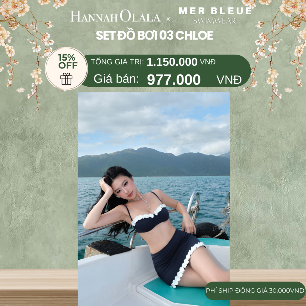  DEAL 1: SET ĐỒ BƠI 3 MÓN CHLOE 