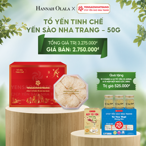  E103_DEAL 1: TỔ YẾN TINH CHẾ YẾN SÀO NHA TRANG 50G 