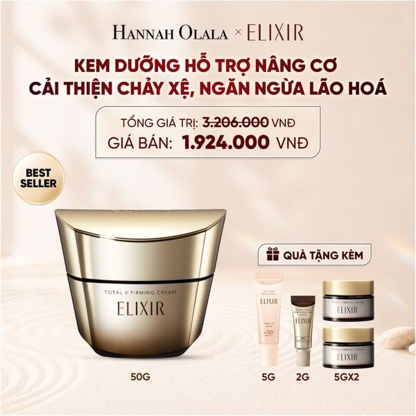  KEM DƯỠNG CẢI THIỆN CHẢY XỆ NGĂN NGỪA LÃO HÓA ELIXIR TOTAL V FIRMING CREAM 50G - DEAL 1 