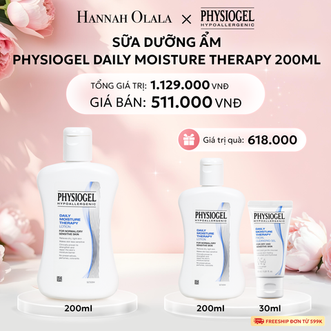  E852: DEAL 1: SỮA DƯỠNG ẨM PHYSIOGEL DAILY MOISTURE THERAPY 200ml 