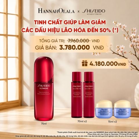  TINH CHẤT DƯỠNG DA SHISEIDO ULTIMUNE POWER INFUSING 4.0 SERUM 75ML - DEAL 1 