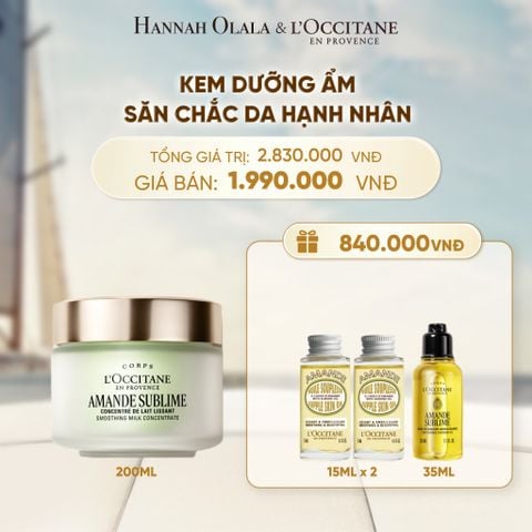  KEM DƯỠNG THỂ SĂN CHẮC DA HẠNH NHÂN LOCCITANE 200ML - A590 