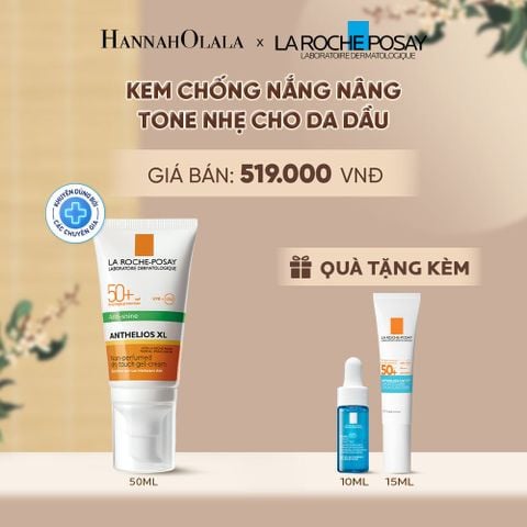  KEM CHỐNG NẮNG NÂNG TONE CHO DA DẦU LA ROCHE-POSAY ANTHELIOS XL SPF50+ PA++++ 50ML - A925 