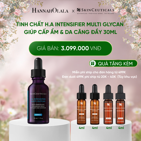  DEAL 1 TINH CHẤT H.A INTENSIFIER MULTI GLYCAN THẾ HỆ MỚI GIÚP CẤP ẨM CHUYÊN SÂU & DA CĂNG ĐẦY TỨC THÌ 30ML 