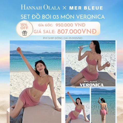  C510_DEAL 10: SET ĐỒ BƠI 03 MÓN VERONICA BIKINI 