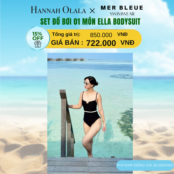  DEAL 2: SET ĐỒ BƠI 1 MẢNH ELLA BODYSUIT 