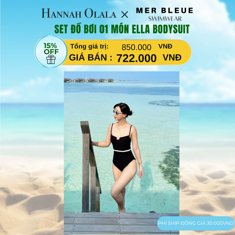  DEAL 2: SET ĐỒ BƠI 1 MẢNH ELLA BODYSUIT 