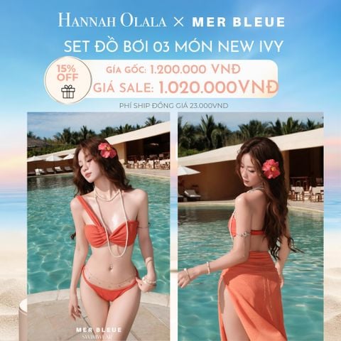  C519_DEAL 2: SET ĐỒ BƠI 03 MÓN NEW IVY 