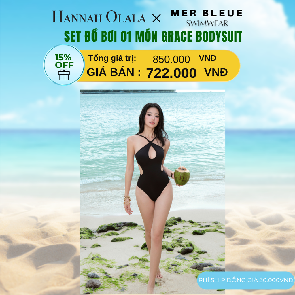  DEAL 3: SET ĐỒ BƠI 1 MẢNH GRACE BODYSUIT 