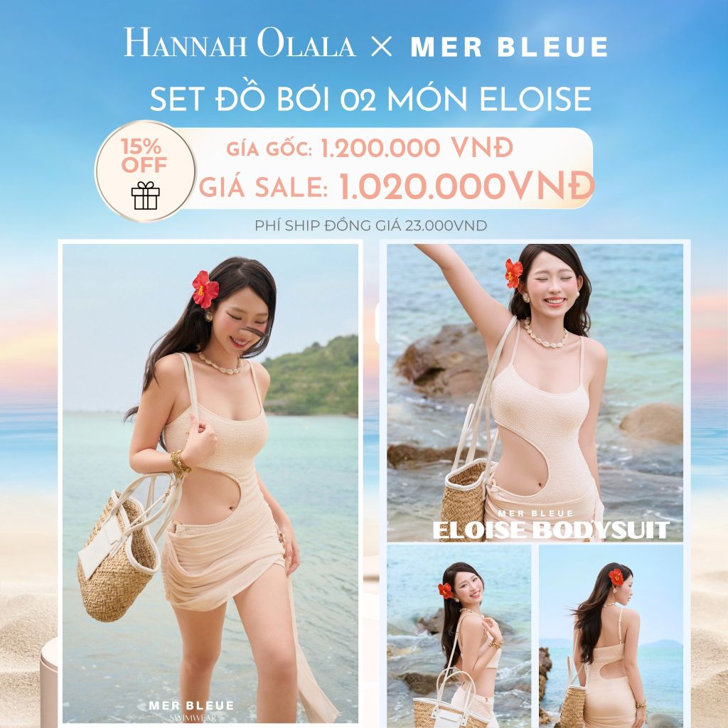  C534_DEAL 6: SET ĐỒ BƠI 02 MÓN ELOISE BODYSUIT 