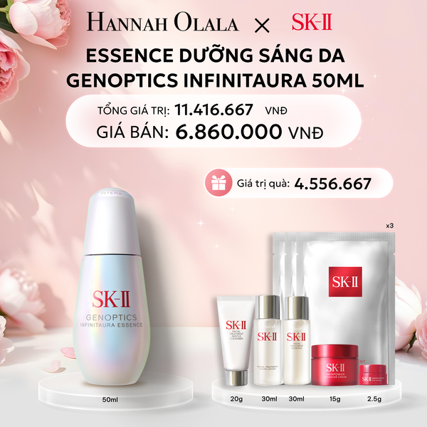  E185: DEAL 1: ESSENCE DƯỠNG SÁNG DA GENOPTICS INFINITAURA 50ML 