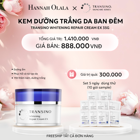  E196: DEAL 1: KEM DƯỠNG TRẮNG DA TRANSINO 35g 