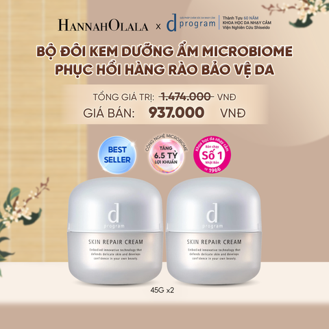  BỘ ĐÔI KEM DƯỠNG ẨM VÀ PHỤC HỒI DA D PROGRAM SKIN REPAIR CREAM 45G - DEAL 01 - A1251 