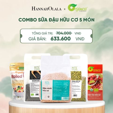  COMBO SỮA ĐẬU HỮU CƠ 5 MÓN - A1896 