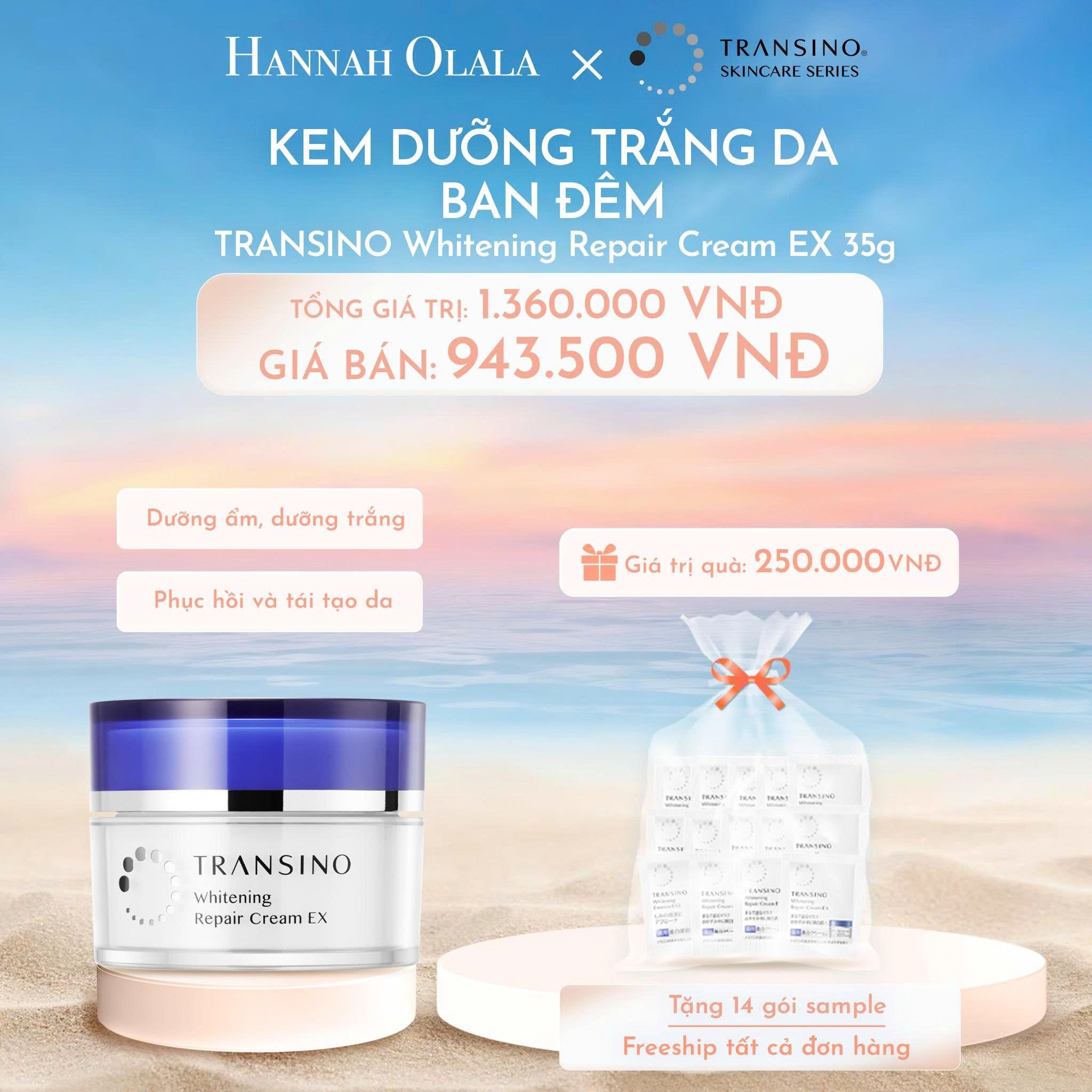  C1036_DEAL 1: KEM DƯỠNG TRẮNG DA TRANSINO 35g 