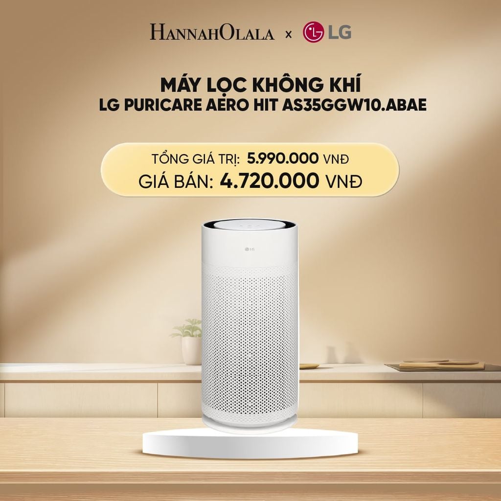  DEAL 1: MÁY LỌC KHÔNG KHÍ LG PURICARE AERO HIT AS35GGW10.ABAE 