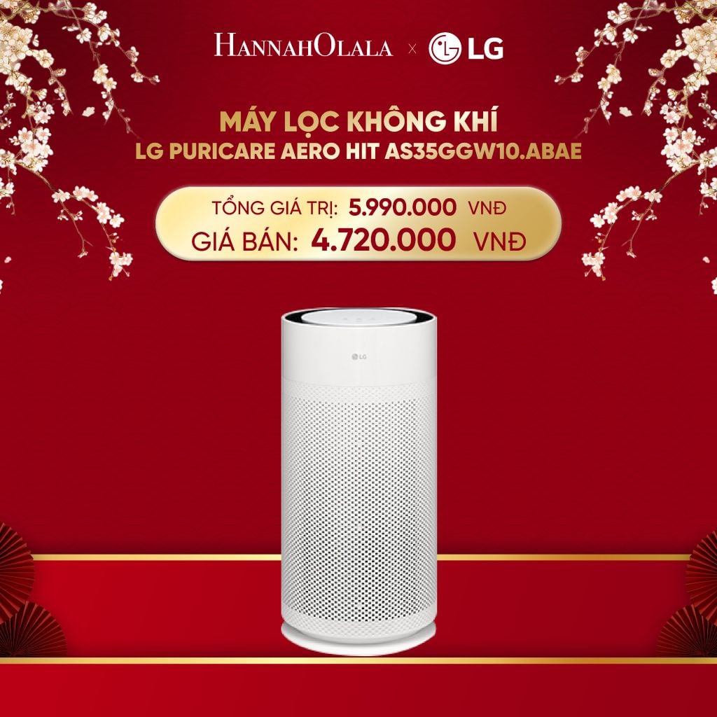  DEAL 1: MÁY LỌC KHÔNG KHÍ LG PURICARE AERO HIT AS35GGW10.ABAE 