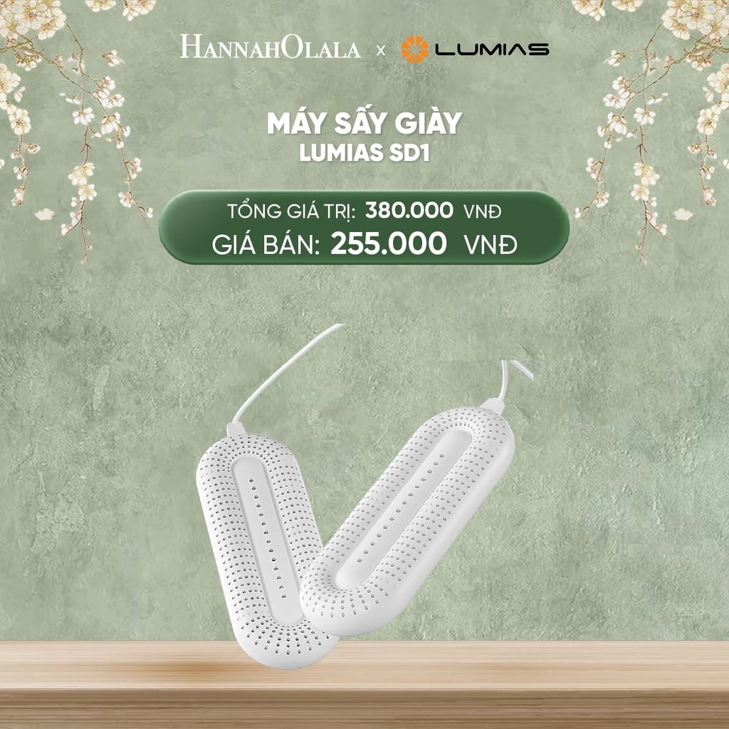  DEAL 1: MÁY SẤY GIÀY LUMIAS SD1 