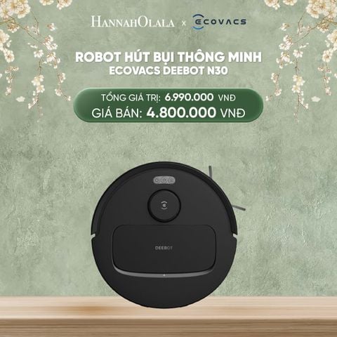  DEAL 1: ROBOT HÚT BỤI THÔNG MINH ECOVACS DEEBOT N30 