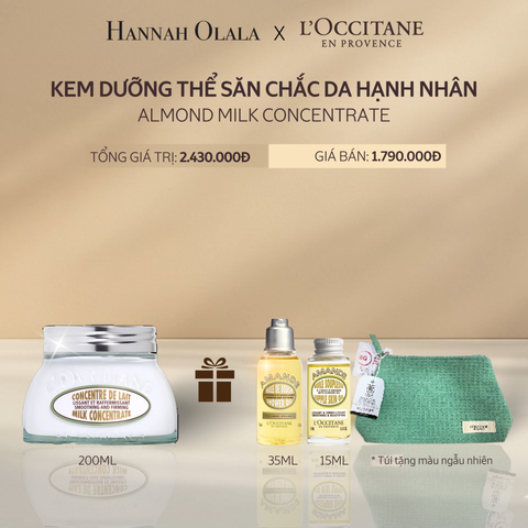  A1_DEAL 1: KEM DƯỠNG ẨM SĂN CHẮC DA HẠNH NHÂN L'OCCITANE 200ML 