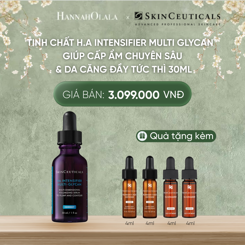  DEAL 1 TINH CHẤT H.A INTENSIFIER MULTI GLYCAN THẾ HỆ MỚI GIÚP CẤP ẨM CHUYÊN SÂU & DA CĂNG ĐẦY TỨC THÌ 30ML 
