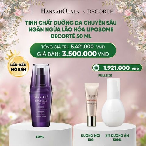  E1284_DEAL 1: TINH CHẤT DƯỠNG DA CHUYÊN SÂU NGĂN NGỪA LÃO HÓA LIPOSOME DECORTÉ 50 ML 