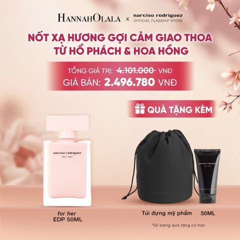  NƯỚC HOA NỮ NARCISO RODRIGUEZ FOR HER EAU DE PARFUM 50ML - DEAL 1 