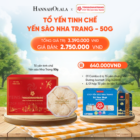  TỔ YẾN TINH CHẾ YẾN SÀO NHA TRANG 50G - DEAL 1 