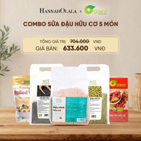  COMBO SỮA ĐẬU HỮU CƠ 5 MÓN - D263 
