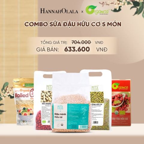  COMBO SỮA ĐẬU HỮU CƠ 5 MÓN - A1453 