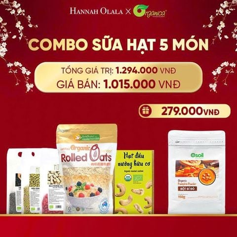  DEAL 1: COMBO SỮA HẠT 5 MÓN 