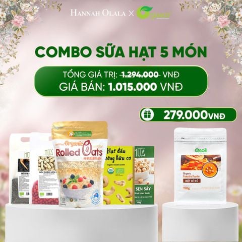 E591_DEAL 1: COMBO SỮA HẠT 5 MÓN 
