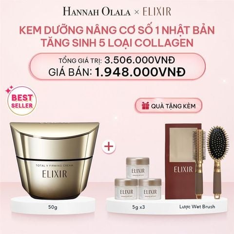  E116_DEAL 20: KEM DƯỠNG CẢI THIỆN CHẢY XỆ NGĂN NGỪA LÃO HÓA ELIXIR TOTAL V FIRMING CREAM 50G 