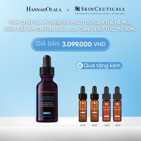  DEAL 1 TINH CHẤT H.A INTENSIFIER MULTI GLYCAN THẾ HỆ MỚI GIÚP CẤP ẨM CHUYÊN SÂU & DA CĂNG ĐẦY TỨC THÌ 30ML 