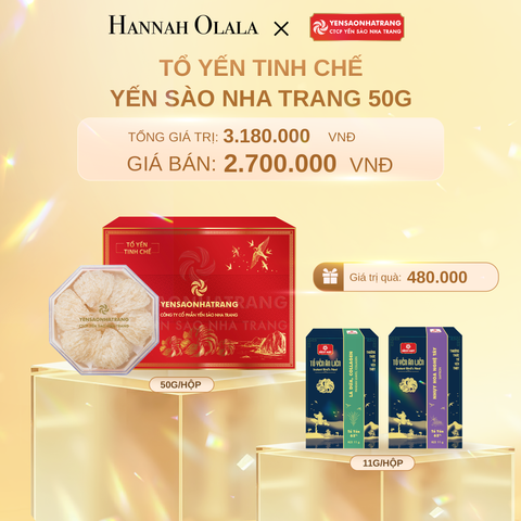  C872_DEAL 1: TỔ YẾN TINH CHẾ YẾN SÀO NHA TRANG - 50G 