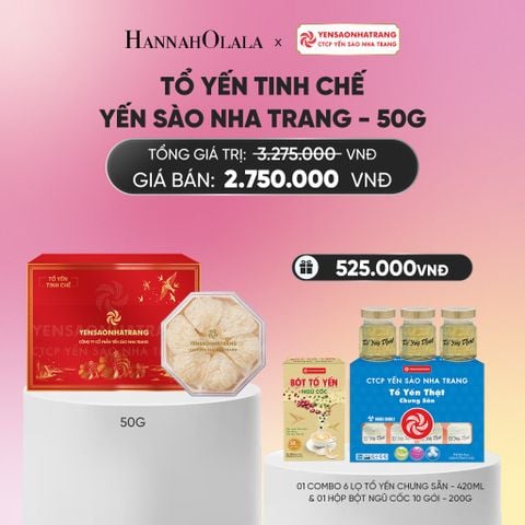  DEAL 1: TỔ YẾN TINH CHẾ YẾN SÀO NHA TRANG 50G_A102 
