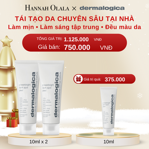  DEAL 1: MUA 2 TẶNG 1 PEEL CẢI THIỆN BỀ MẶT DA LÀM SÁNG RÕ RỆT CÁC ĐỐM NÂU POWERBRIGHT DARK SPOT PEEL 10ML 