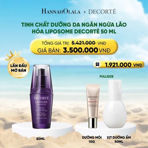  DEAL 1: [FLASH DEAL] TINH CHẤT DƯỠNG DA CHUYÊN SÂU NGĂN NGỪA LÃO HÓA LIPOSOME DECORTÉ 50 M 