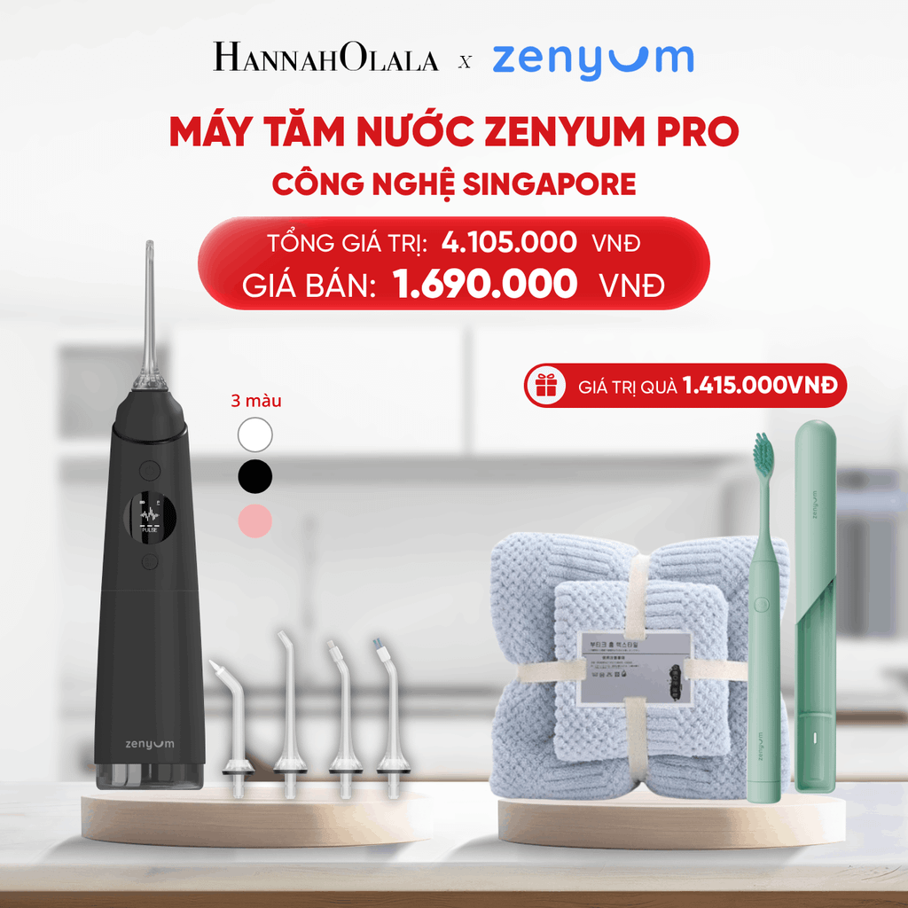  B64_DEAL 1: MÁY TĂM NƯỚC ZENYUM PRO - CÔNG NGHỆ SINGAPORE 