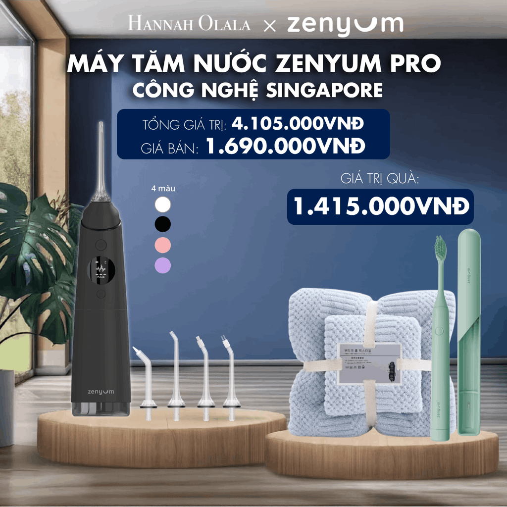  DEAL 1: MÁY TĂM NƯỚC ZENYUM PRO - CÔNG NGHỆ SINGAPORE 