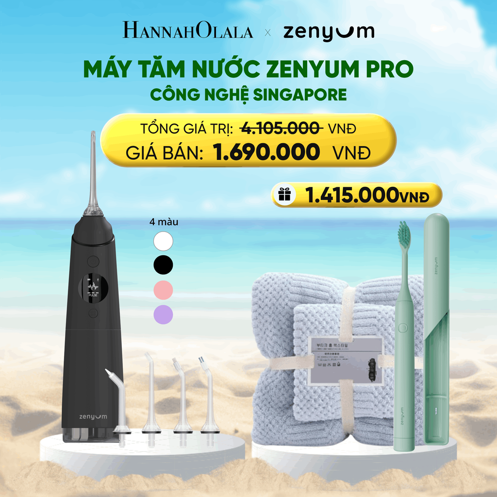  DEAL 1: MÁY TĂM NƯỚC ZENYUM PRO - CÔNG NGHỆ SINGAPORE 