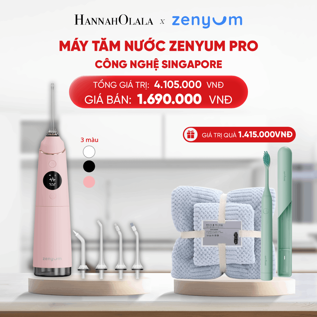  B64_DEAL 1: MÁY TĂM NƯỚC ZENYUM PRO - CÔNG NGHỆ SINGAPORE 