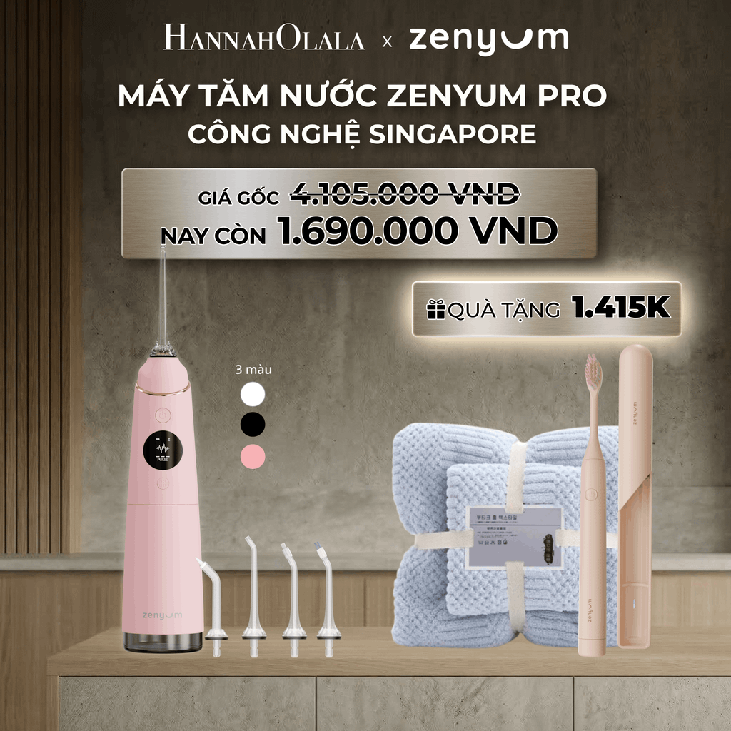  DEAL 1: MÁY TĂM NƯỚC ZENYUM PRO - CÔNG NGHỆ SINGAPORE 
