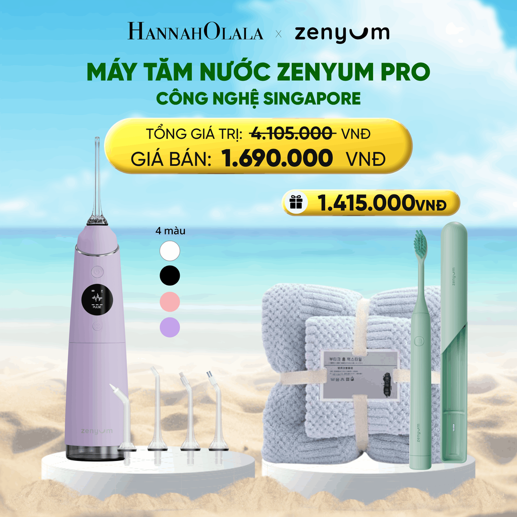  DEAL 1: MÁY TĂM NƯỚC ZENYUM PRO - CÔNG NGHỆ SINGAPORE 