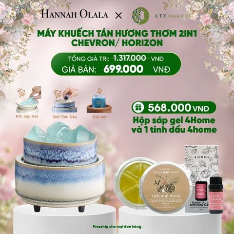  E73_DEAL 2: MÁY KHUẾCH TÁN HƯƠNG THƠM 2IN1 CHEVRON/ HORIZON 
