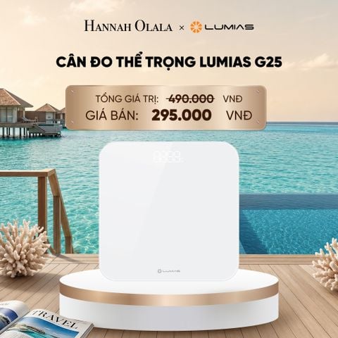  CÂN ĐO THỂ TRỌNG LUMIAS G25 - APP KẾT NỐI MIHOME, TỐI ĐA 180KG - DEAL 2_ D802 