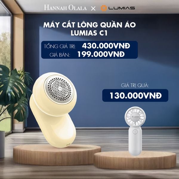  [FLASHSALE] MÁY CẮT LÔNG QUẦN ÁO LUMIAS - DEAL 2 - H194 