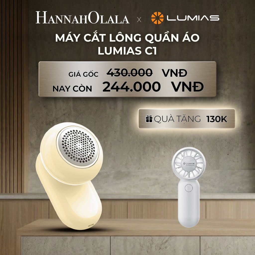  DEAL 2: MÁY CẮT LÔNG QUẦN ÁO LUMIAS 