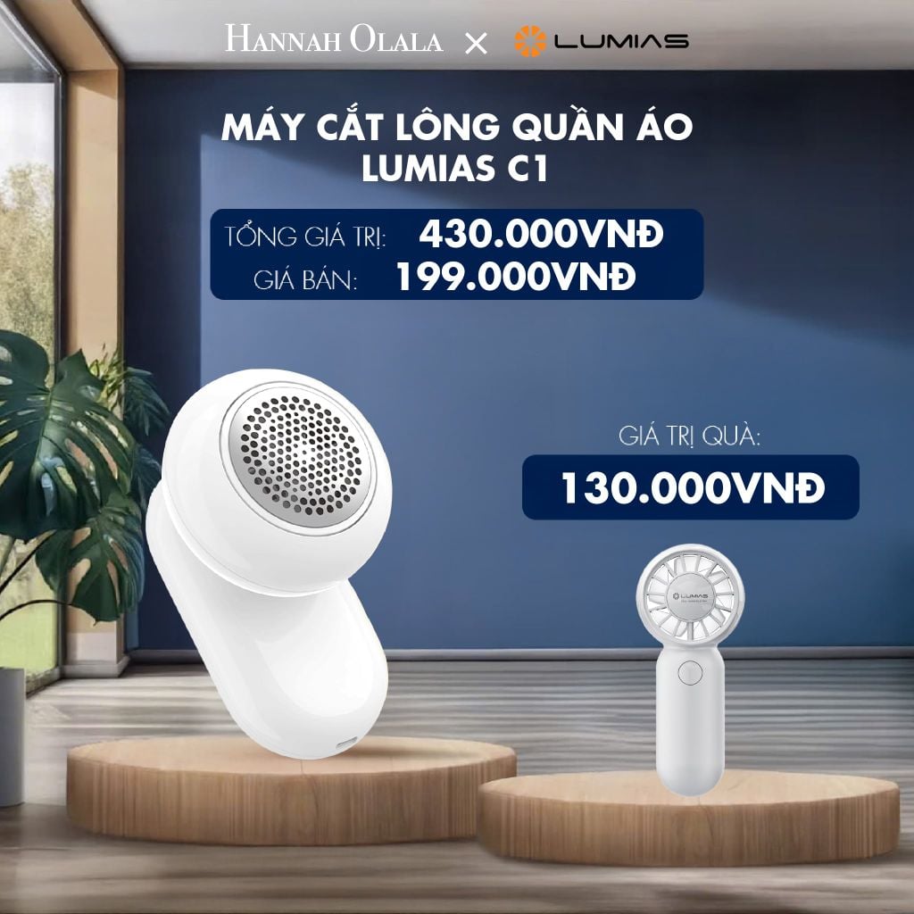  [FLASHSALE] MÁY CẮT LÔNG QUẦN ÁO LUMIAS - DEAL 2 